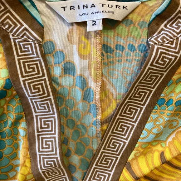 🎉HP🎉 EUC Trina Turk Mini Dress/Tunic - Picture 3 of 4